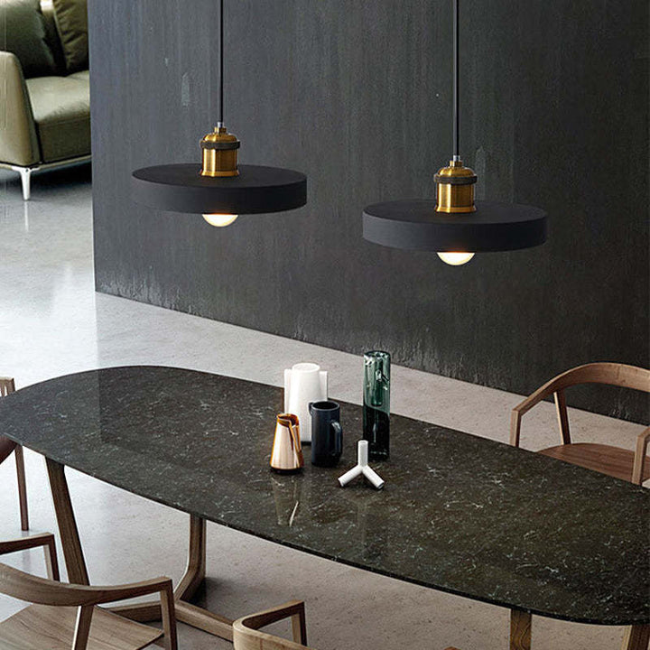 Stylish Morandi Design LED Pendant Light - MoraGlow-A-White-Nora Luxe