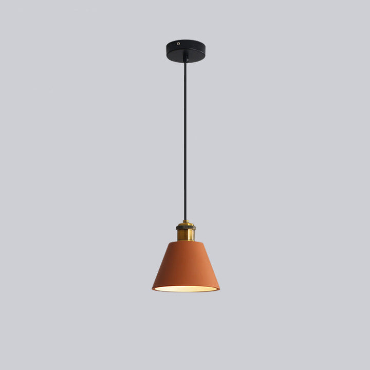 Stylish Morandi Design LED Pendant Light - MoraGlow-B-Orange-Nora Luxe
