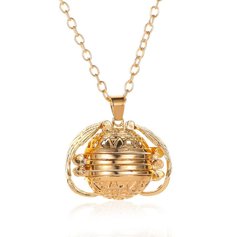 Stylish Multi-Layer Photo Locket Necklace-Gold-Nora Luxe