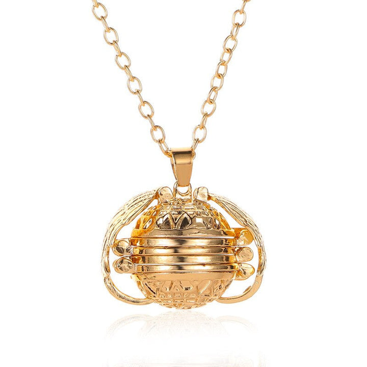 Stylish Multi-Layer Photo Locket Necklace-Gold-Nora Luxe