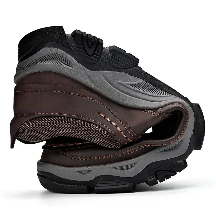 Stylish Orthopaedic Men's Shoes - Lucas-6-Brown-Nora Luxe