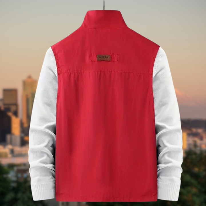Stylish Outdoor Men's Vest - Thorne-Black-M-Nora Luxe