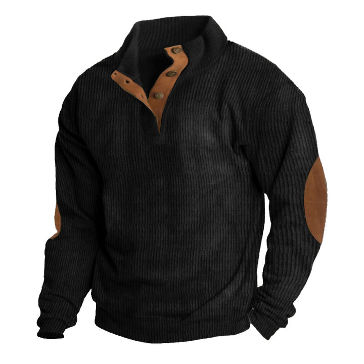 Stylish Outdoor Sweater - Asher-Black-S-Nora Luxe