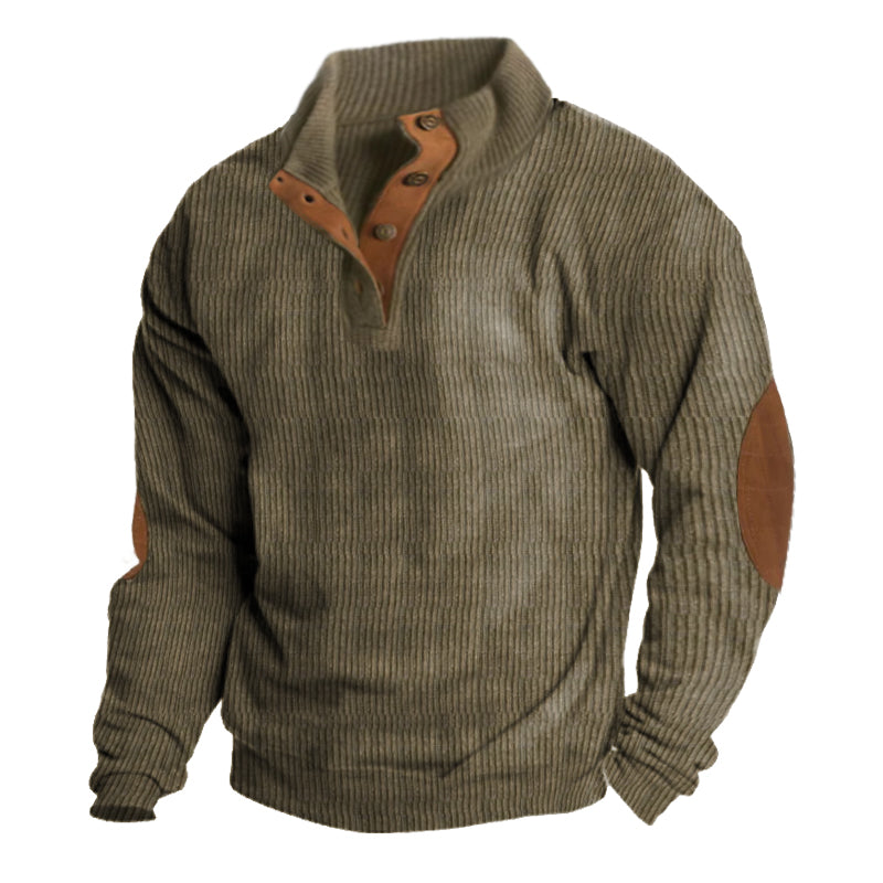 Stylish Outdoor Sweater - Asher-Khaki-S-Nora Luxe