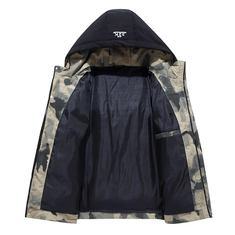 Stylish Padded Men's Winter Jacket - Milo-Black-XS-Nora Luxe