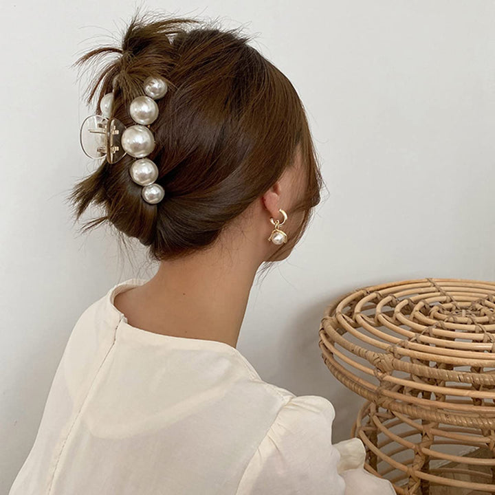 Stylish Pearl Hair Clips - 4-Pack-Set 1-Nora Luxe