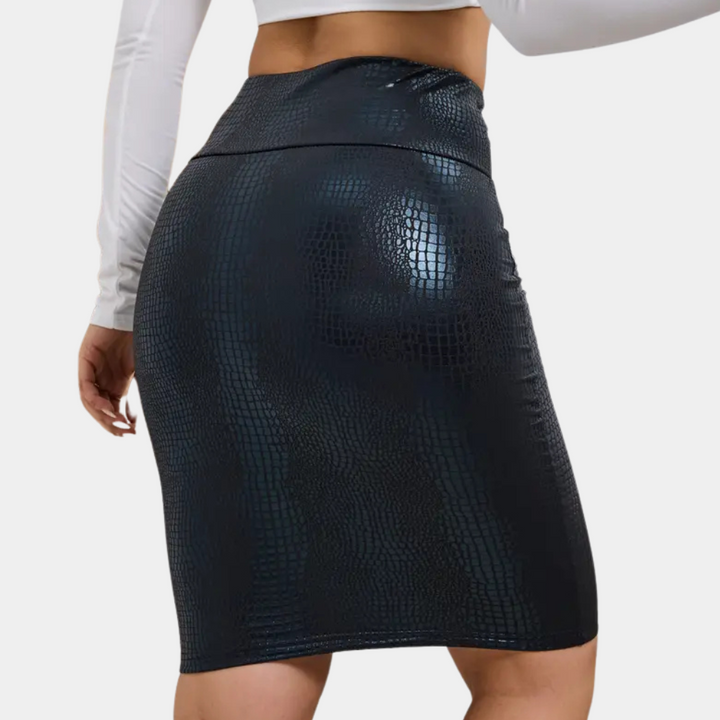 Stylish Pencil Skirt - Lena-Black-XS-Nora Luxe