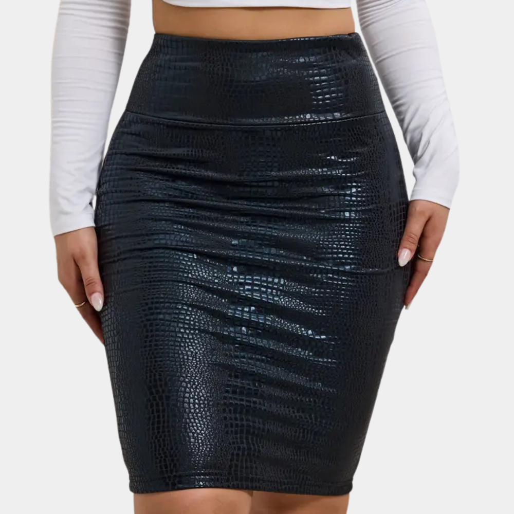 Stylish Pencil Skirt - Lena-Black-XS-Nora Luxe