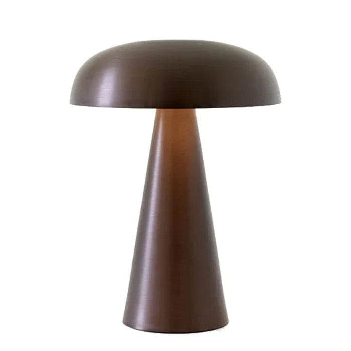Stylish Portable Table Lamp - ShroomLite-Bronze-Nora Luxe