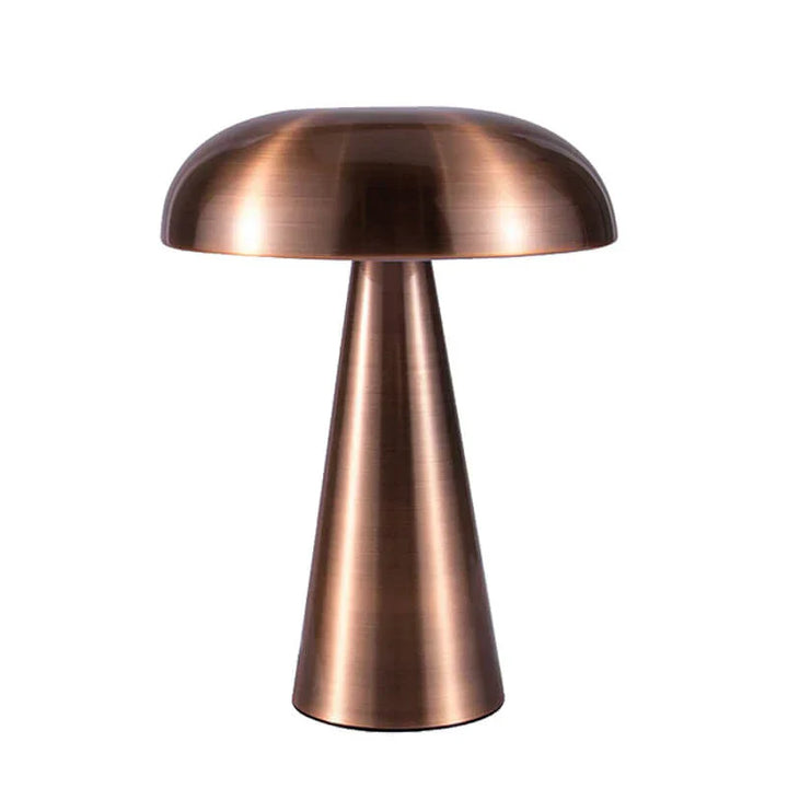 Stylish Portable Table Lamp - ShroomLite-Gold-Nora Luxe