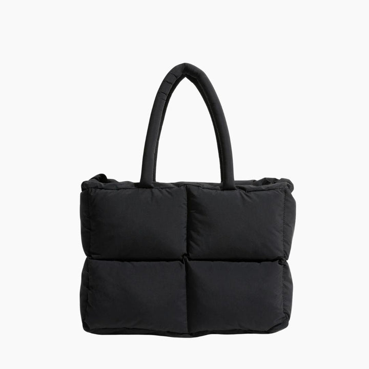 Stylish Puffer Shoulder Bag - Aurora-Black-Nora Luxe