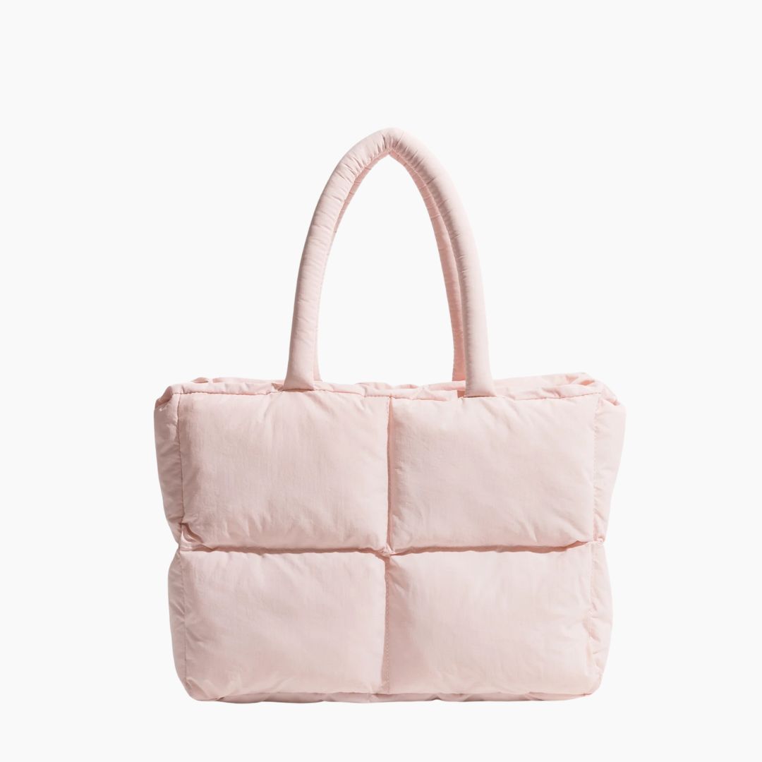 Stylish Puffer Shoulder Bag - Aurora-Pink-Nora Luxe