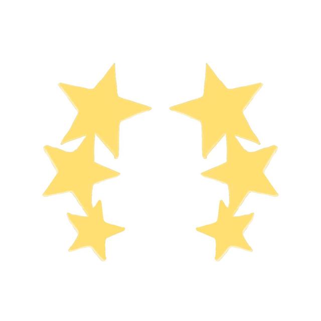 Stylish Punk Stud Earrings | Bold Fashion Statement-Gold-Nora Luxe