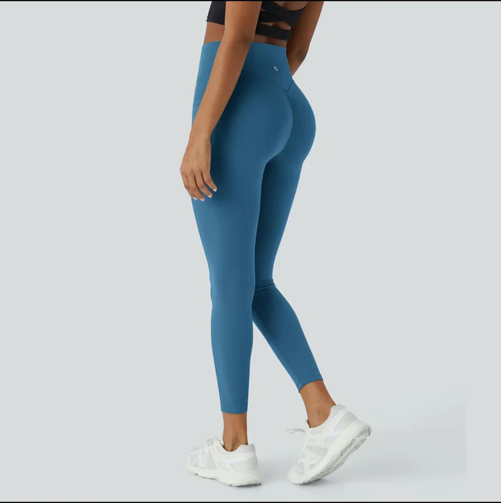 Stylish Push-Up Legging – Mila | Instantly lifting effect-S-Blue-Nora Luxe
