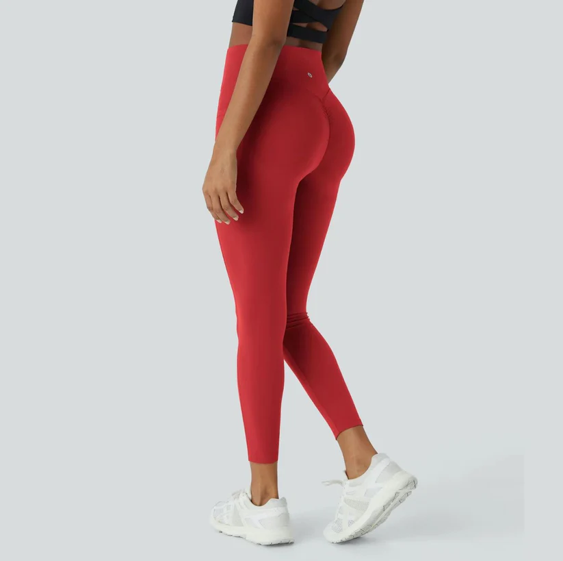 Stylish Push-Up Legging – Mila | Instantly lifting effect-S-Red-Nora Luxe