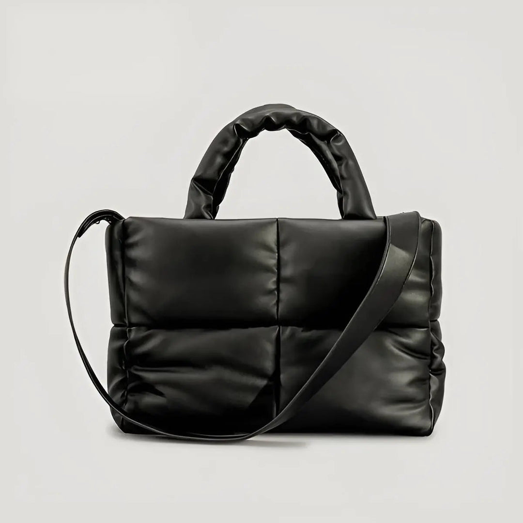 Stylish Quilted Ladies Designer Bags - Sofia-Black-Nora Luxe