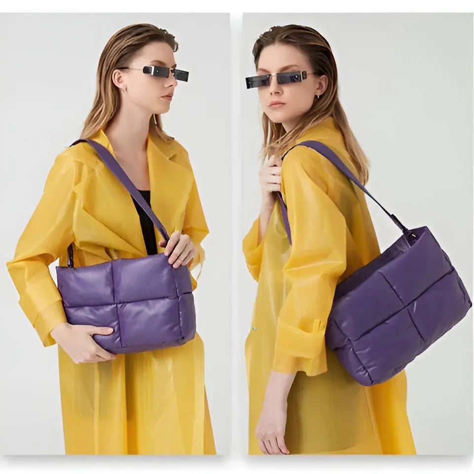 Stylish Quilted Ladies Designer Bags - Sofia-Black-Nora Luxe