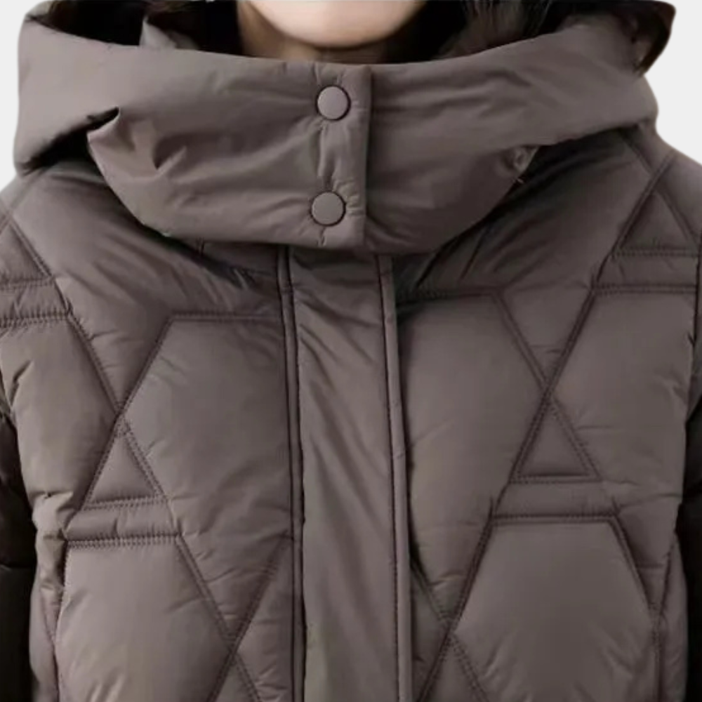 Stylish Quilted Ladies Jacket - Romy-Black-XS-Nora Luxe