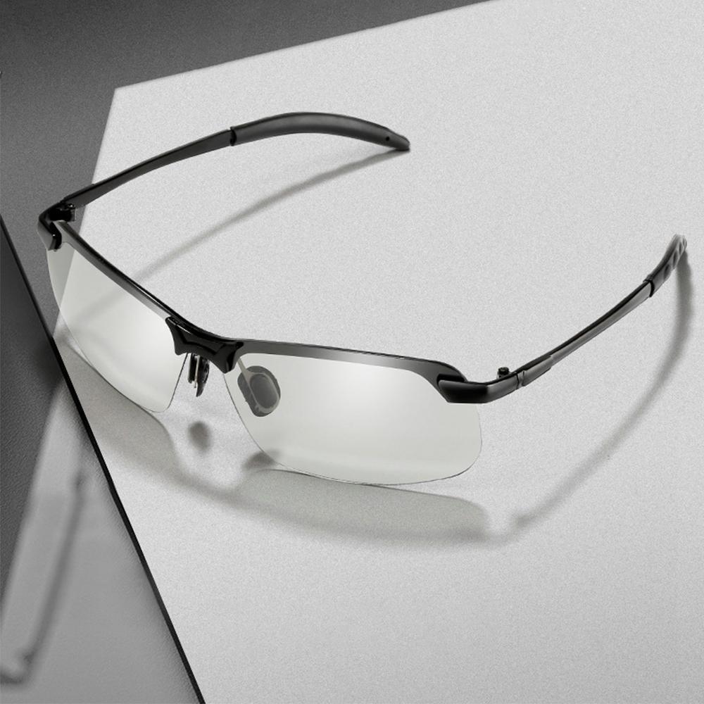 Stylish self-tinting polarised glasses for day & night – Nils-Black-Grey-Nora Luxe