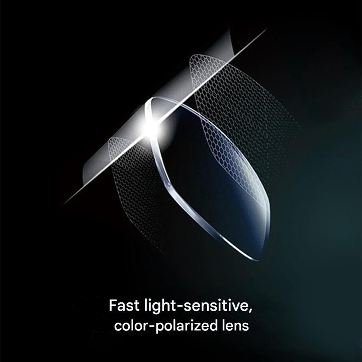 Stylish self-tinting polarised glasses for day & night – Nils-Black-Grey-Nora Luxe