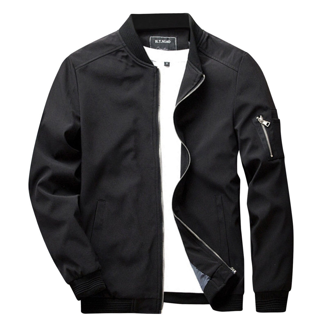 Stylish Short Summer Jacket for Men - Vernon-Black-M-Nora Luxe