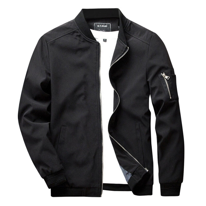 Stylish Short Summer Jacket for Men - Vernon-Black-M-Nora Luxe