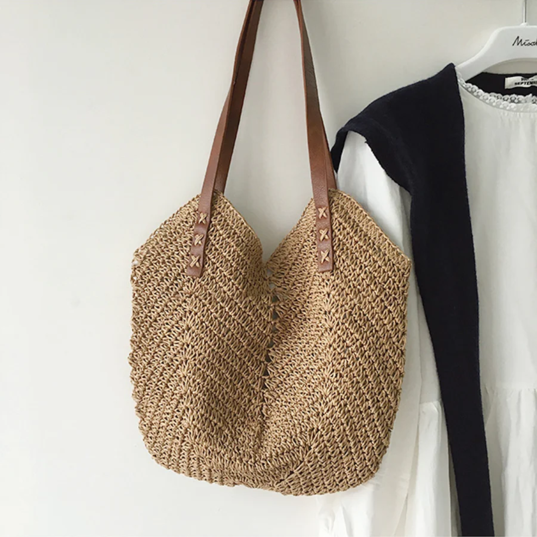 Stylish Shoulder Bag for Women - BreezeWoven-Brown-Nora Luxe