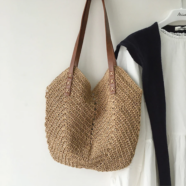 Stylish Shoulder Bag for Women - BreezeWoven-Brown-Nora Luxe
