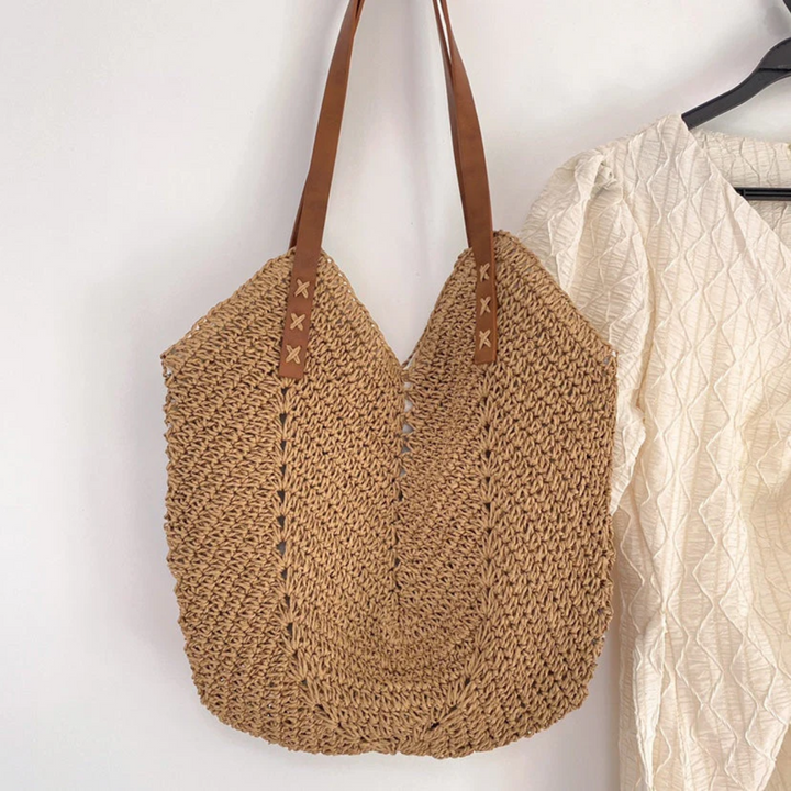 Stylish Shoulder Bag for Women - BreezeWoven-White-Nora Luxe