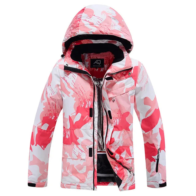 Stylish Ski Suit for Women - Aurora-Purple/Black-XS-Nora Luxe