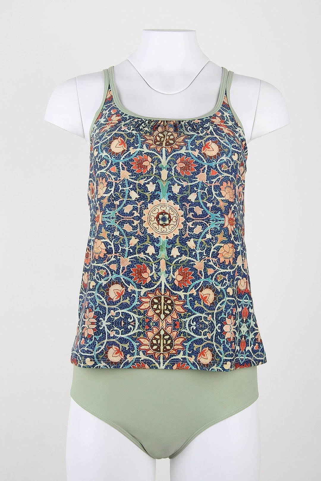 Stylish Sleeveless Bikini with Attractive Pattern - SummerGlow-S (4-6)-Nora Luxe
