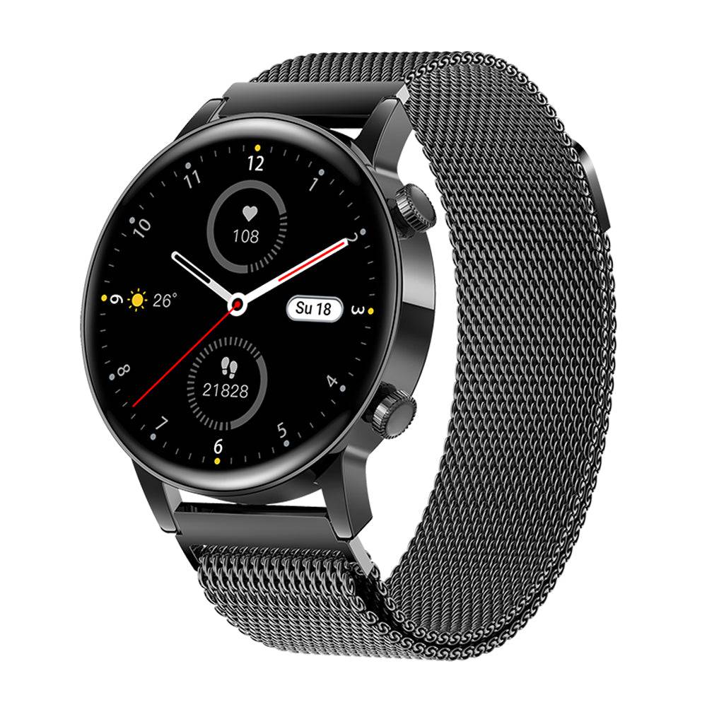 Stylish Smartwatch for Women - LuxeFit Pulse-Black-Nora Luxe