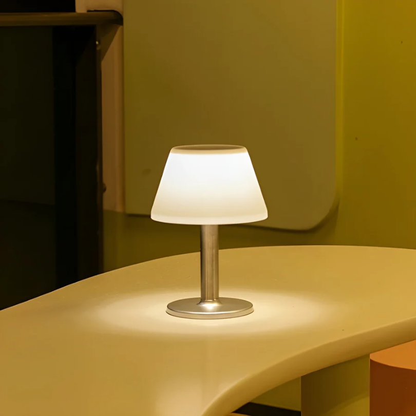 Stylish Solar Energy Table Lamp - SolarLuxe-Nora Luxe