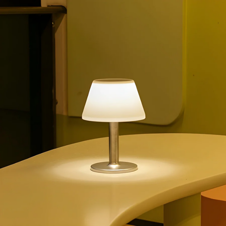 Stylish Solar Energy Table Lamp - SolarLuxe-Nora Luxe