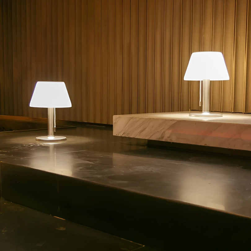 Stylish Solar Energy Table Lamp - SolarLuxe-Nora Luxe