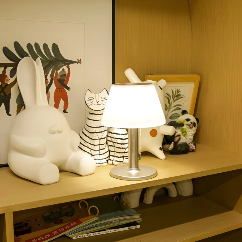 Stylish Solar Energy Table Lamp - SolarLuxe-Nora Luxe