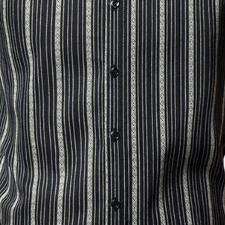 Stylish Striped Summer Men's Shirt - Lars-Black-S-Nora Luxe