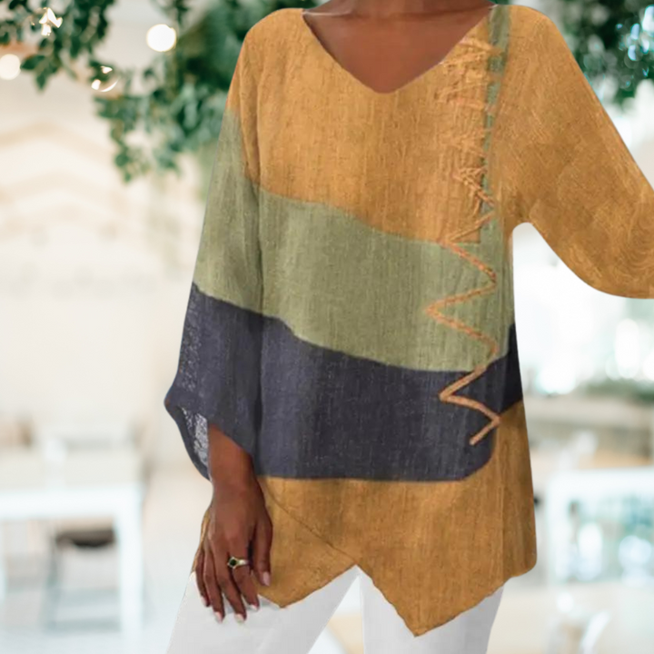 Stylish Summer Blouse - Bella-Yellow-S-Nora Luxe