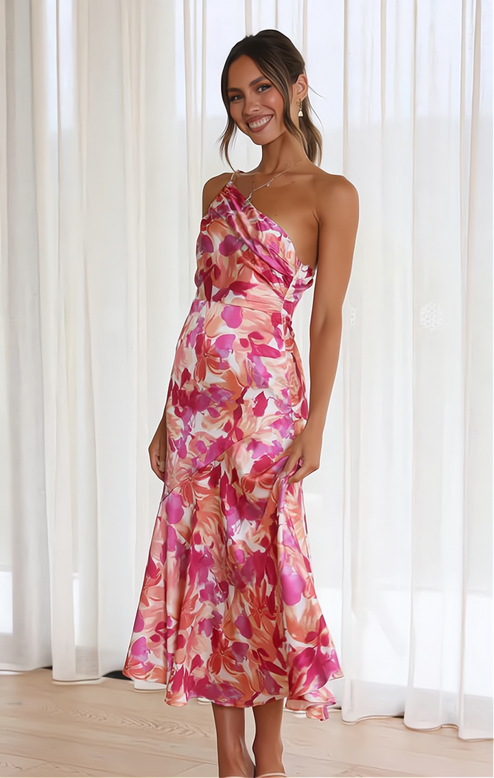 Stylish Summer Dress with Floral Print - Zoë-S-Nora Luxe