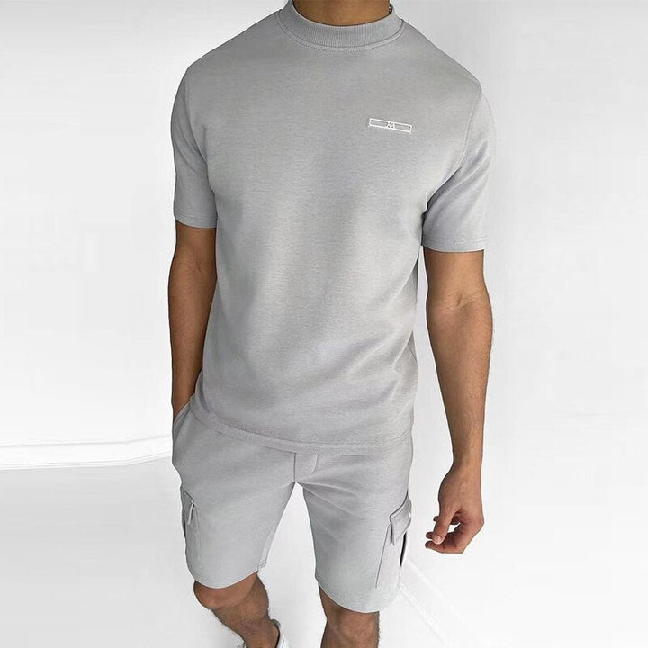 Stylish Summer Set for Men - Fabio-Gray-XS-Nora Luxe