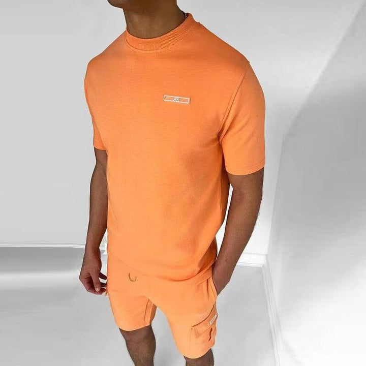 Stylish Summer Set for Men - Fabio-Orange-XS-Nora Luxe