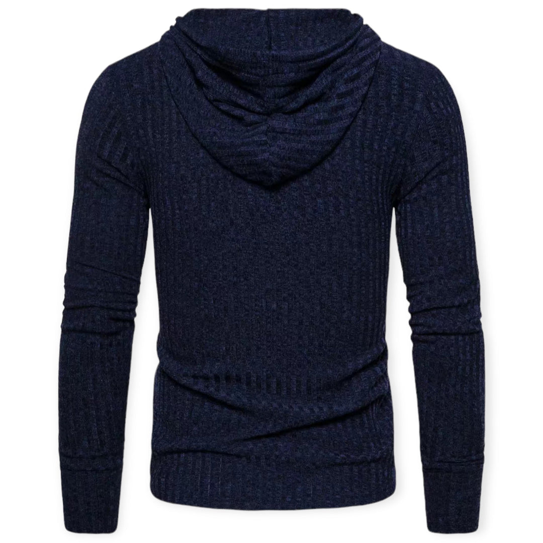 Stylish Sweater with Prints for Men - UrbanWild-Chestnut brown-S-Nora Luxe