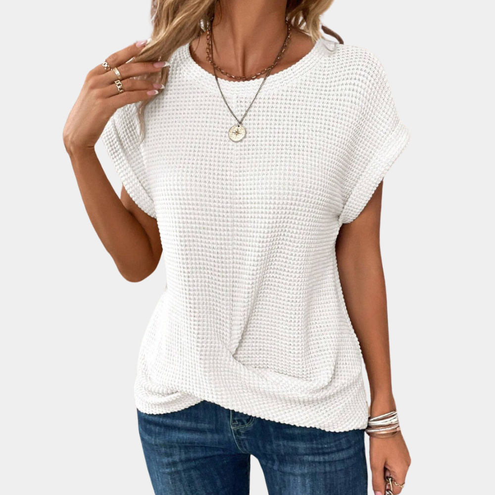 Stylish T-shirt for Women - Elva-White-XS-Nora Luxe