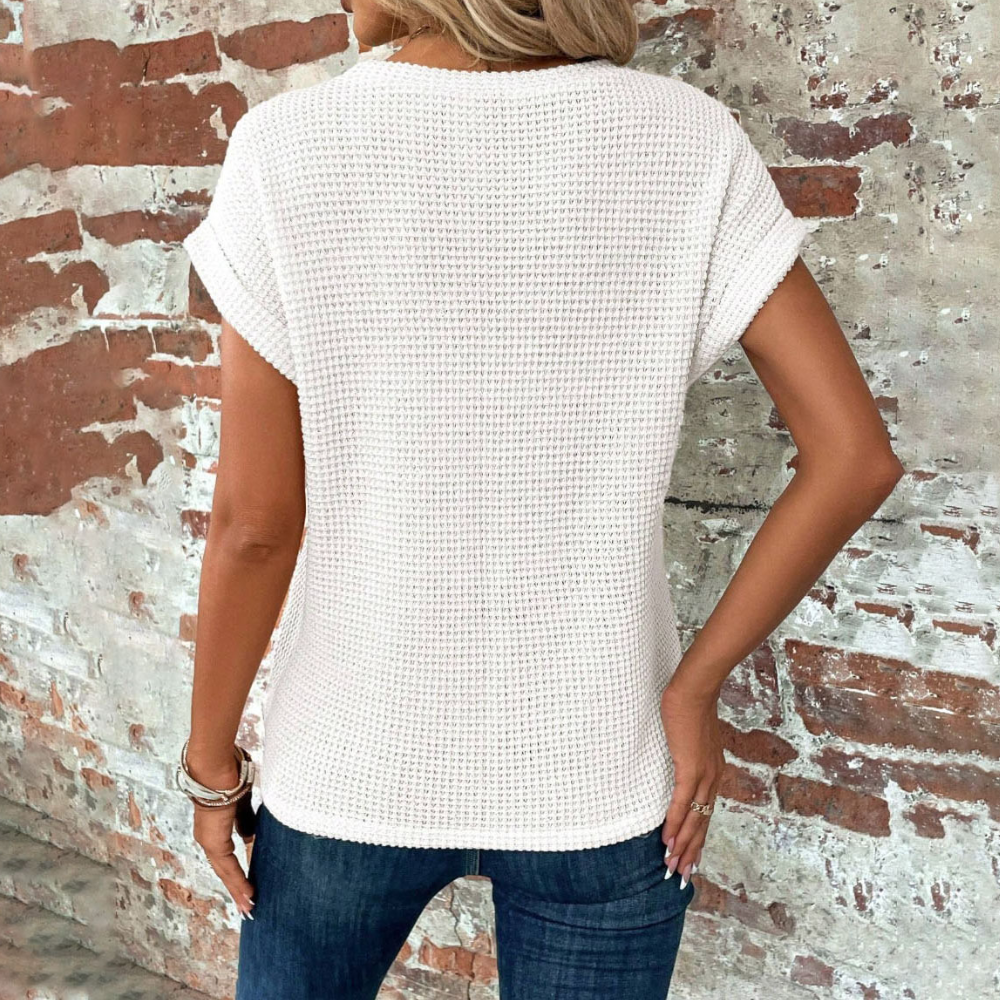 Stylish T-shirt for Women - Elva-White-XS-Nora Luxe