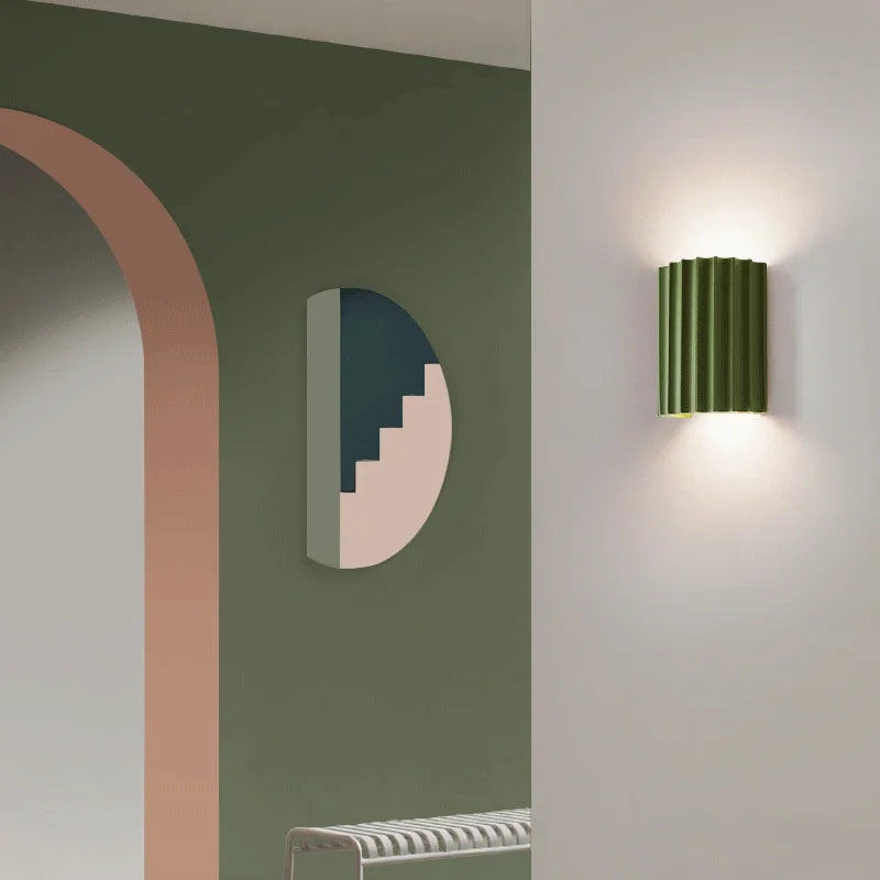 Stylish wall lamps made of synthetic resin - LumiResin-White-Warm white-Nora Luxe