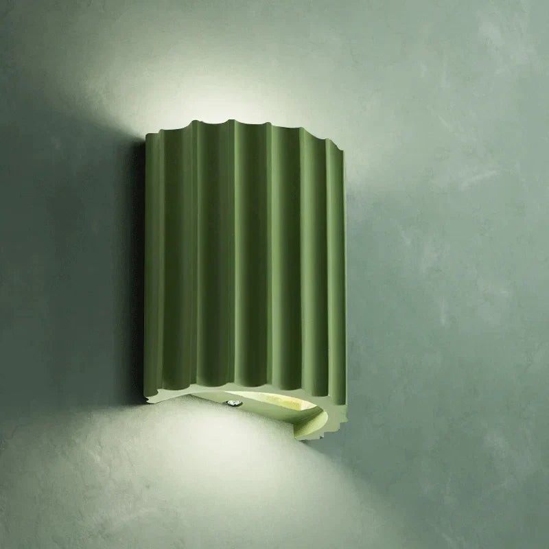 Stylish wall lamps made of synthetic resin - LumiResin-White-Warm white-Nora Luxe