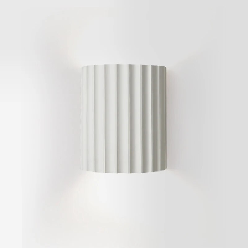 Stylish wall lamps made of synthetic resin - LumiResin-White-Warm white-Nora Luxe