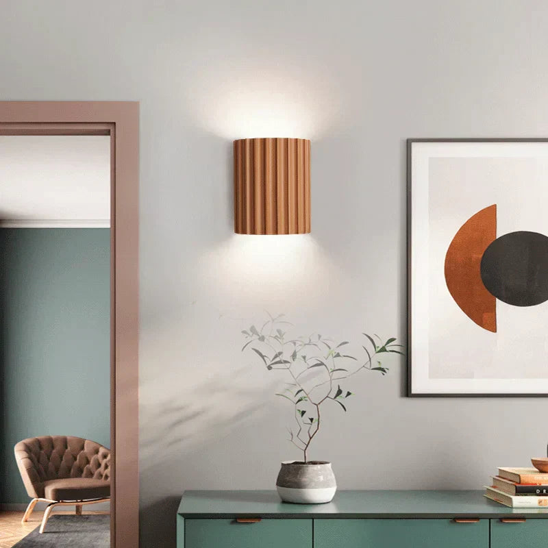 Stylish wall lamps made of synthetic resin - LumiResin-White-Warm white-Nora Luxe