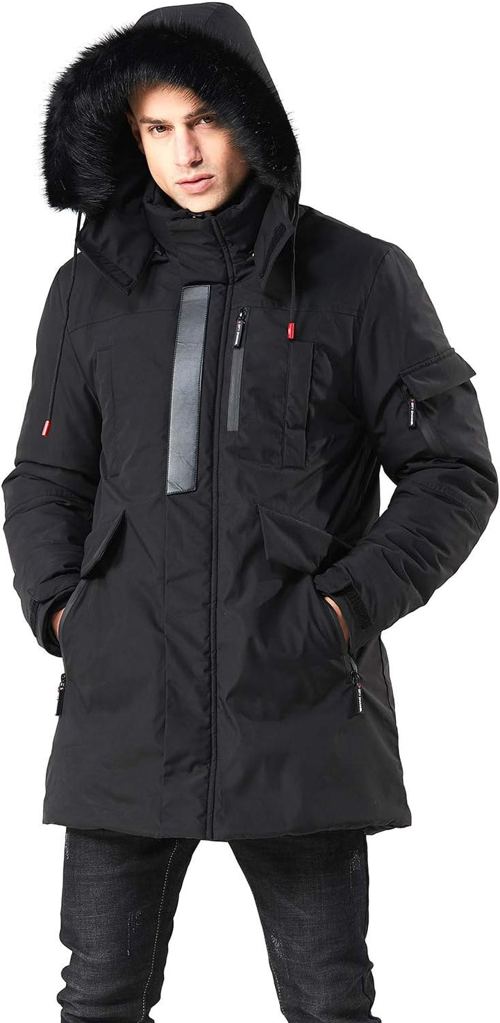 Stylish Warm Winter Coat - Jacky-Black-S-Nora Luxe
