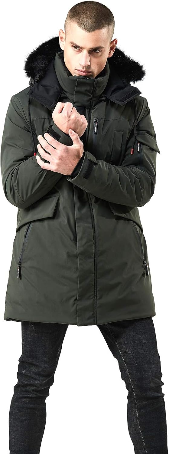 Stylish Warm Winter Coat - Jacky-Green-S-Nora Luxe